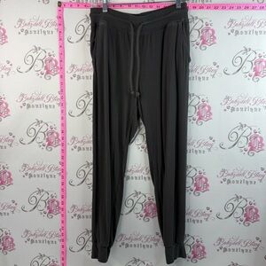 Lou & Grey sweatpants Charcoal Ribbed Drawstring Joggers